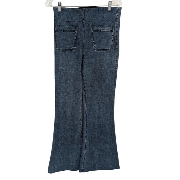 Show Me Your MuMu Denim - Women's Show Me Your‎ Mumu Farrah Pull On Jeans Dark Wash Flare Sz Medium